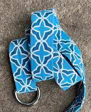 Load image into Gallery viewer, Sky Blue Geometric Fabric Belt
