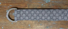 Load image into Gallery viewer, Silver Circles Fabric Belt
